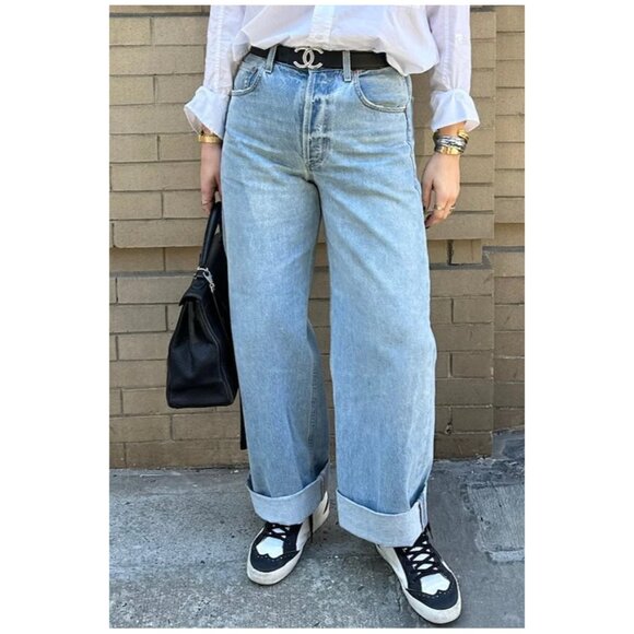 CITIZENS OF HUMANITY Ayla High Waist Baggy Wide Leg Jeans in Wash Gemini US 31 - Picture 1 of 16